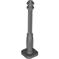 Lego sloup pouličního osvětlení 2x2x7, tmavě modro šedá (4210977)